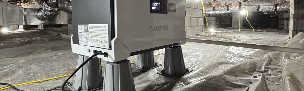 Installation ductwork and commercial unit indoor