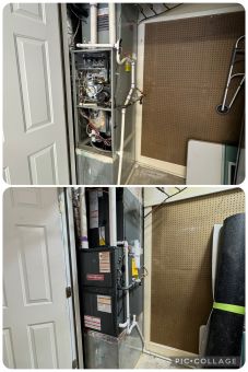 photo of installed AC Unit